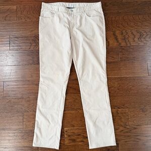 Peter Millar Men’s Pants eb66 Performance Five-Pocket 38x34 Khaki/Tan Golf